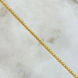 Cadena Franco 8.9gr / 60cm / 2.4mm Oro Amarillo +4 18K ©