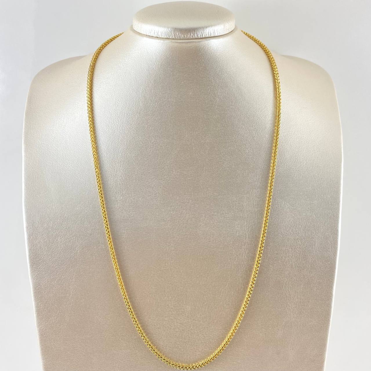 Cadena Franco 8.9gr / 60cm / 2.4mm Oro Amarillo +4 18K ©