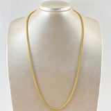 Cadena Franco 8.9gr / 60cm / 2.4mm Oro Amarillo +4 18K ©