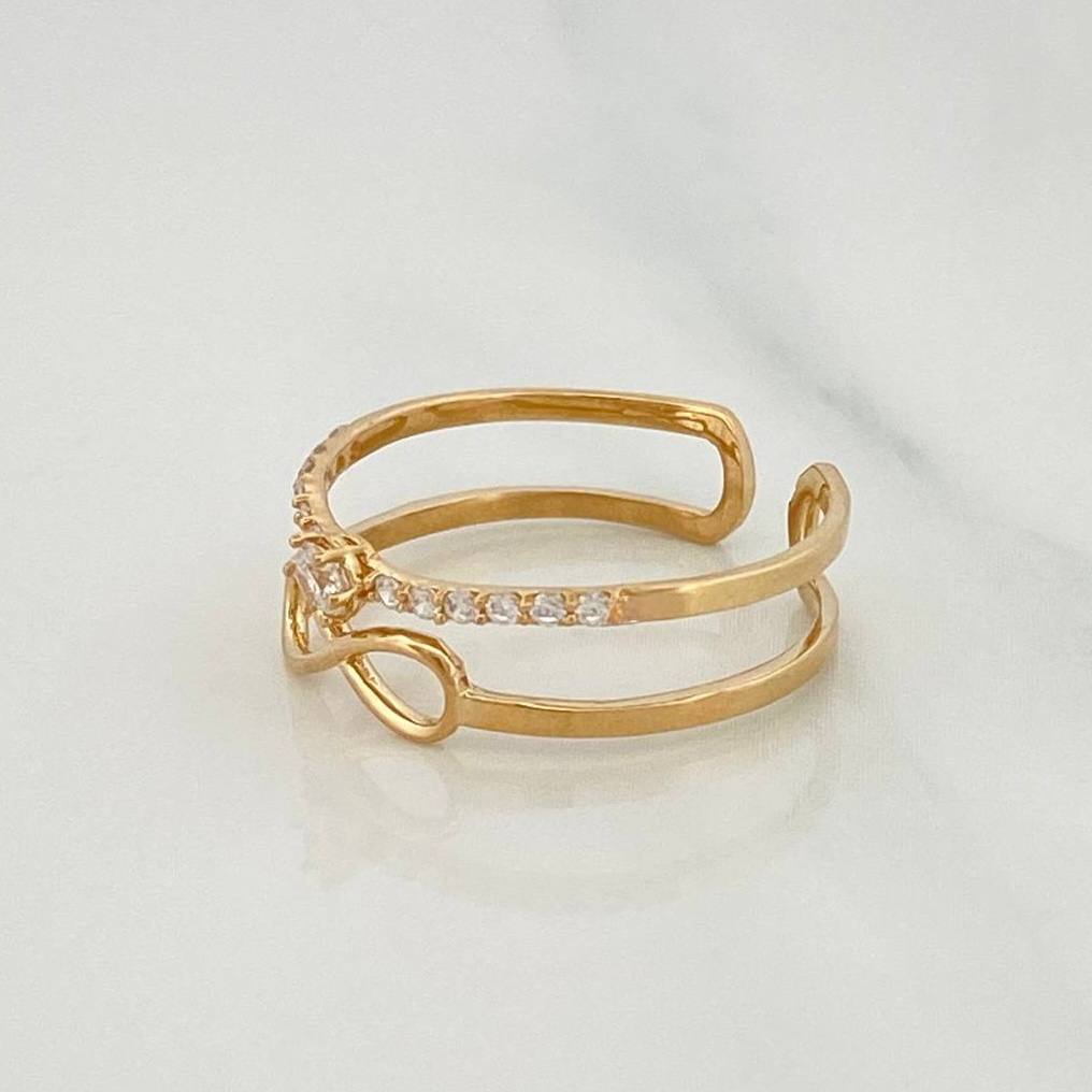 Anillo Infinito Churumbela 1.8 g / T7 1/4 Oro Amarillo 18K