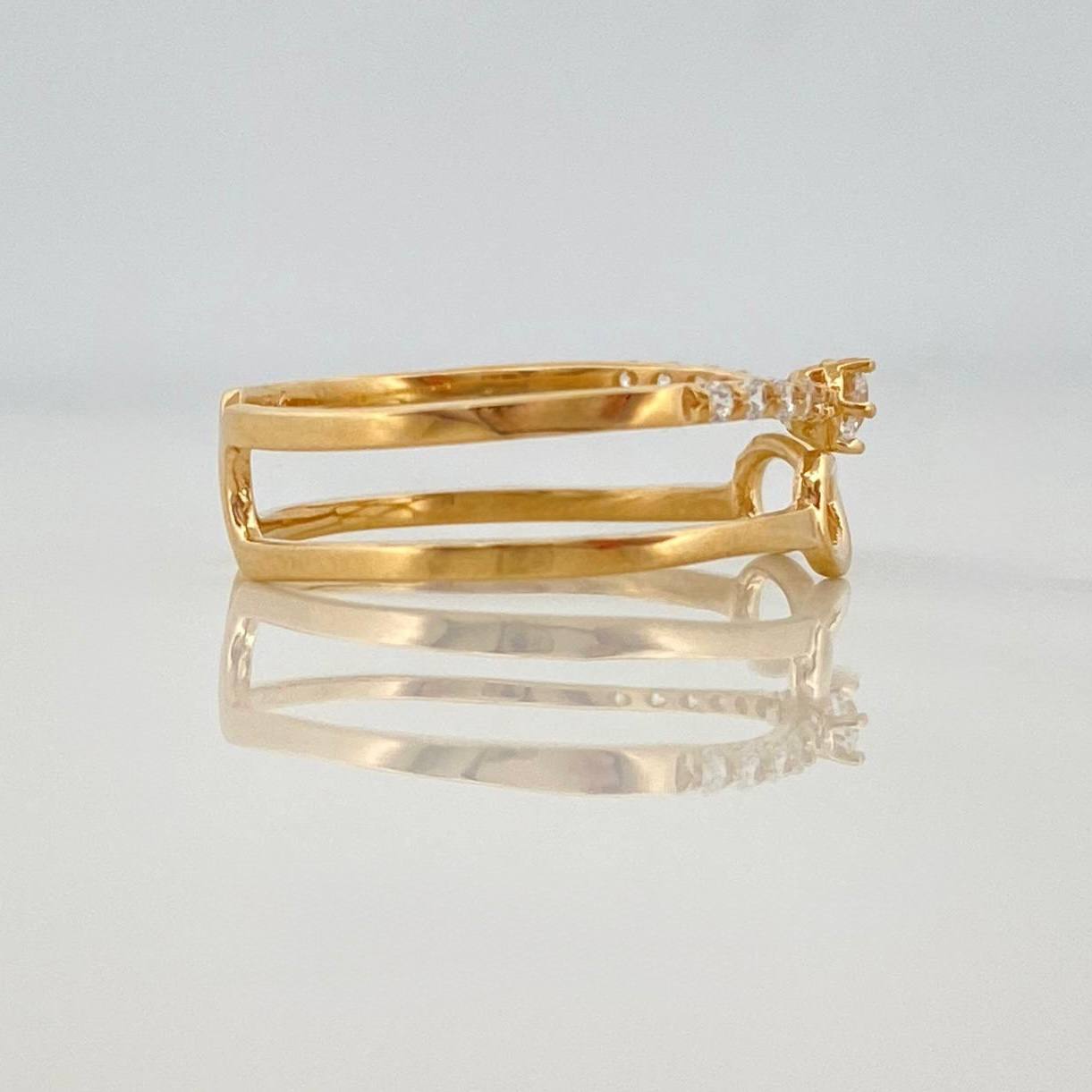 Anillo Infinito Churumbela 1.8 g / T7 1/4 Oro Amarillo 18K