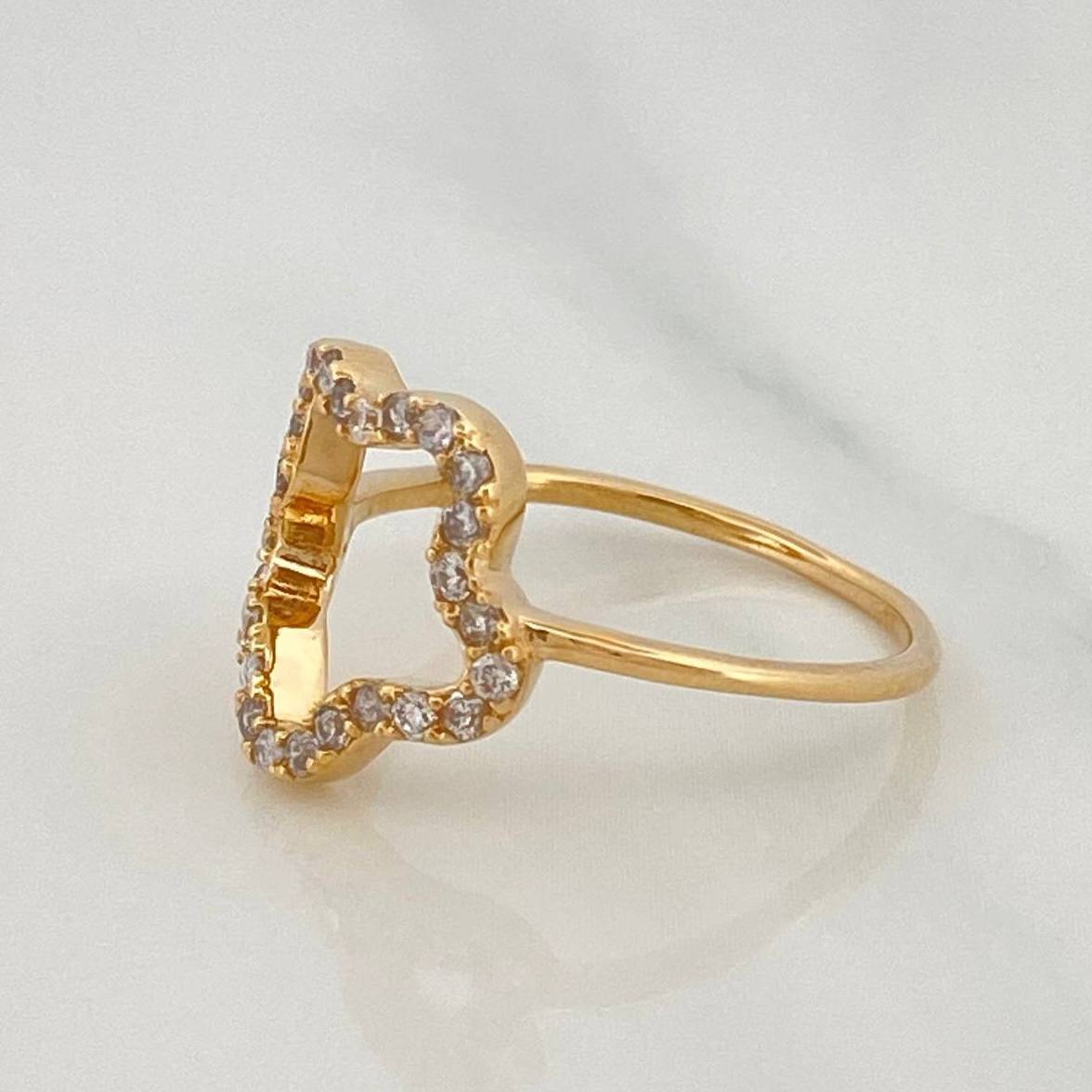 Anillo Estrella 3.1 g / T7 3/4 Oro Amarillo 18K