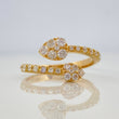Anillo Serpiente 3.35 g / T7 Oro Amarillo 18K