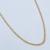 Cadena Singapur 2.65gr / 59cm / 1.4mm Oro Amarillo +3 18K $