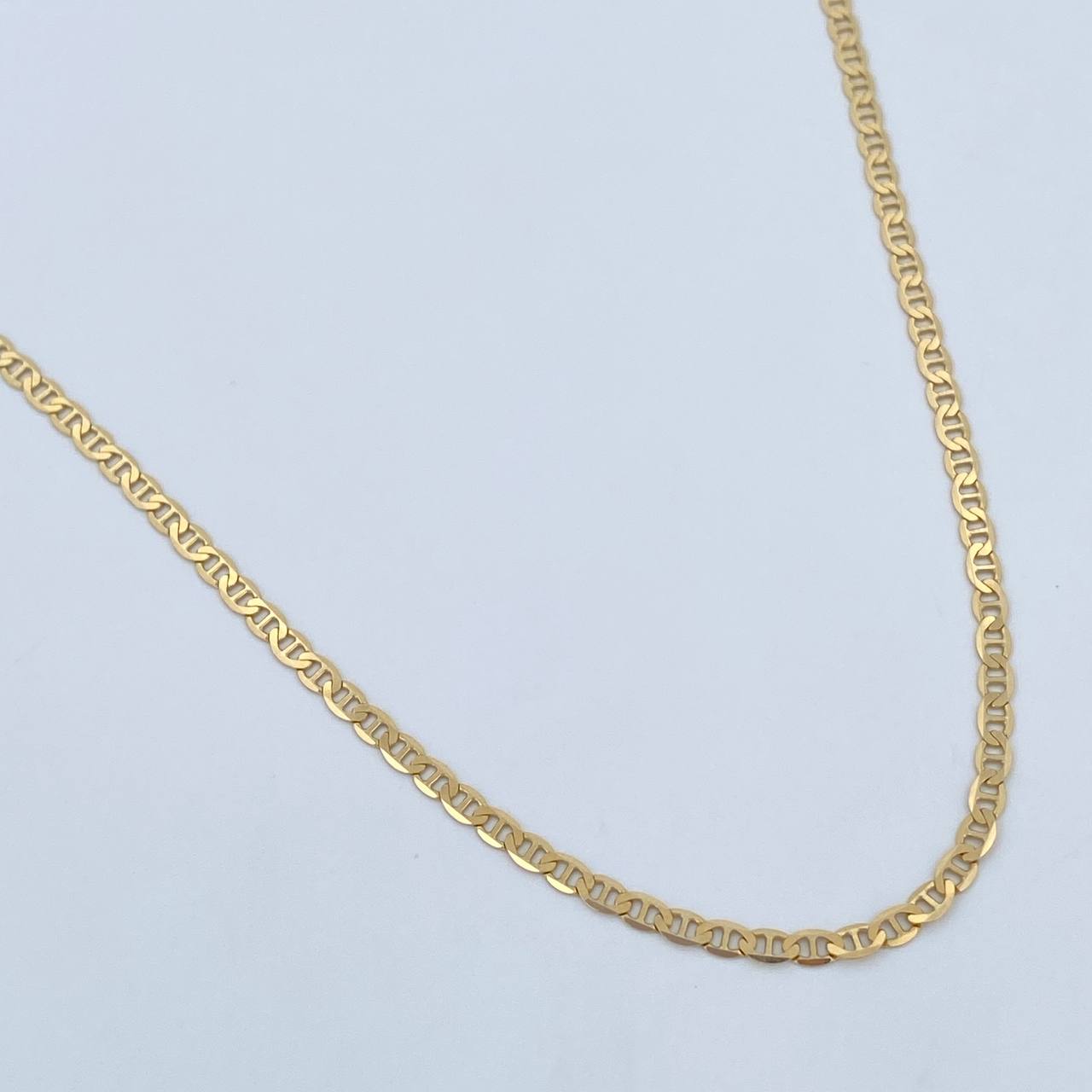 Cadena Escalera 3.3gr / 50cm / 1.9mm Oro Amarillo +3 18K $