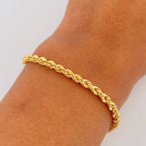 Pulso Lazo 2.95gr / 19.5cm / 3.1mm Oro Amarillo +3 18K $
