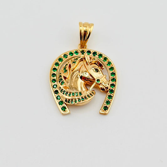 Dije Herradura Caballo 8gr / 3.5cm / Oro Amarillo 18K ©