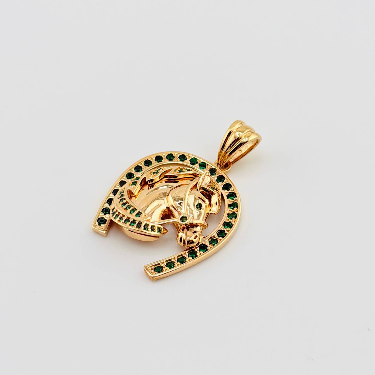 Dije Herradura Caballo 8gr / 3.5cm / Oro Amarillo 18K ©