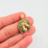 Dije Herradura Caballo 8gr / 3.5cm / Oro Amarillo 18K ©