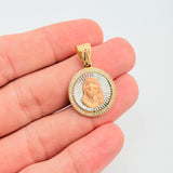 Dije Jesús Sacramentado 5.6gr / 3.3cm / Tres Oros 18K ©