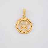 Dije Corona 1.55g / 2.2cm Oro Amarillo 18K