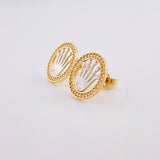 Topos Circulo Corona 2.95g / 14mm Dos Oros Amarillo Blanco 18K