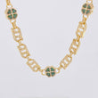 Cadena Rustica Trébol 59.7g / 60cm / 8mm Oro Amarillo 18K