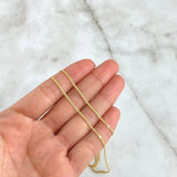 Cadena China 4.1gr / 60cm / 1.6mm Oro Amarillo +0 18K *
