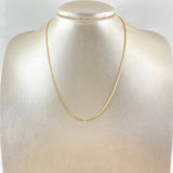 Cadena China 2.45gr / 45cm / 1.5mm Oro Amarillo +1 18K