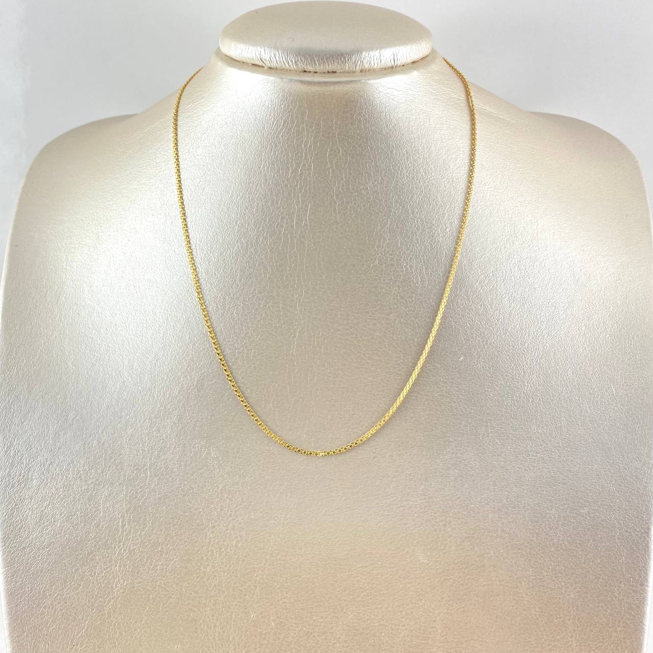 Cadena China 2.45gr / 45cm / 1.5mm Oro Amarillo +1 18K *