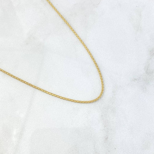 Cadena China 2.7gr / 50cm / 1.5mm Oro Amarillo +1 18K