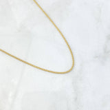 Cadena China 2.2gr / 40cm / 1.5mm Oro Amarillo +1 18K