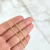 Cadena China 2.45gr / 45cm / 1.5mm Oro Amarillo +1 18K