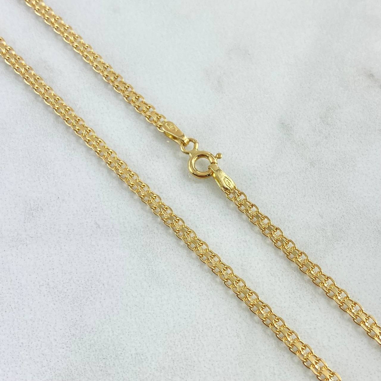 Cadena China 6.2gr / 50cm / 2.5mm Oro Amarillo +0 18K ©
