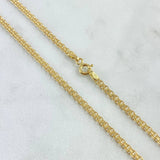 Cadena China 6.2gr / 50cm / 2.5mm Oro Amarillo +0 18K ©