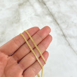 Cadena China 7.45 g / 50.5 cm / 2.5 mm Oro Amarillo 18K