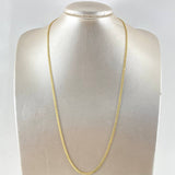 Cadena China 7.4gr / 60cm / 2.4mm Oro Amarillo +0 18K