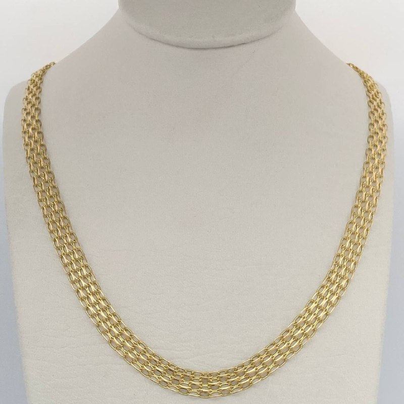 Cadena China 11gr / 60.5cm / Oro Amarillo +1 18K &