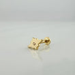 Piercing Estrella Cardenal 0.55 g / 0.9 cm Oro Amarillo 18K