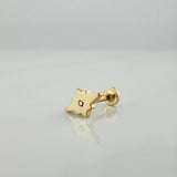 Piercing Estrella Cardenal 0.55 g / 0.9 cm Oro Amarillo 18K