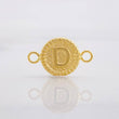 Herraje Circulo Letra D 0.55g / 1.7cm Oro Amarillo 18K