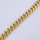 Tobillera Cubana 6.5gr / 23.2cm / Oro Amarillo +1 14K Italy &