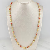 Cadena Rustica Corona 15.05 g / 62.3 cm / 3.8 mm Oro Amarillo 18K
