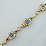 Pulso Tennis Halo 10 g / 18.1 cm / 7.11 mm Oro Amarillo 18K