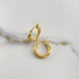 Candongas Sofi 1.65gr / 1.7cm / Espiral Oro Amarillo