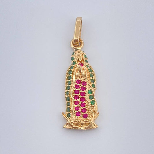 Dije Virgen De Guadalupe 1.8gr / 2.8cm / Oro Amarillo 18K &