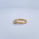 Anillo Solitario Churumbela Base 1.15gr / T6 / Oro 18K &