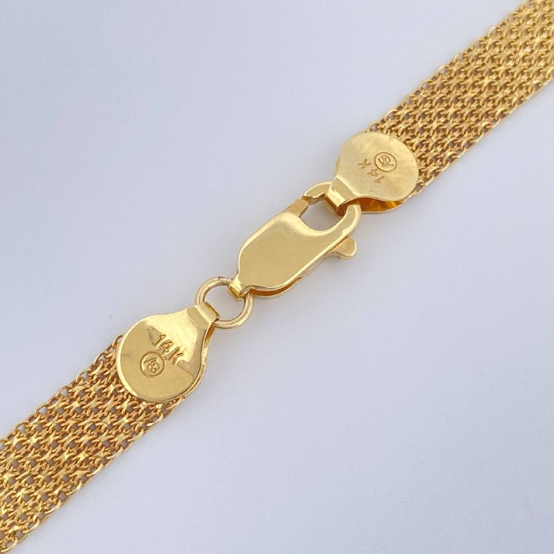Cadena China 10.8gr / 61.3cm / Oro Amarillo +1 14K Italy $