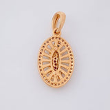 Dije Virgen De Guadalupe 2.4g / 2.5cm Oro Rosa 18K