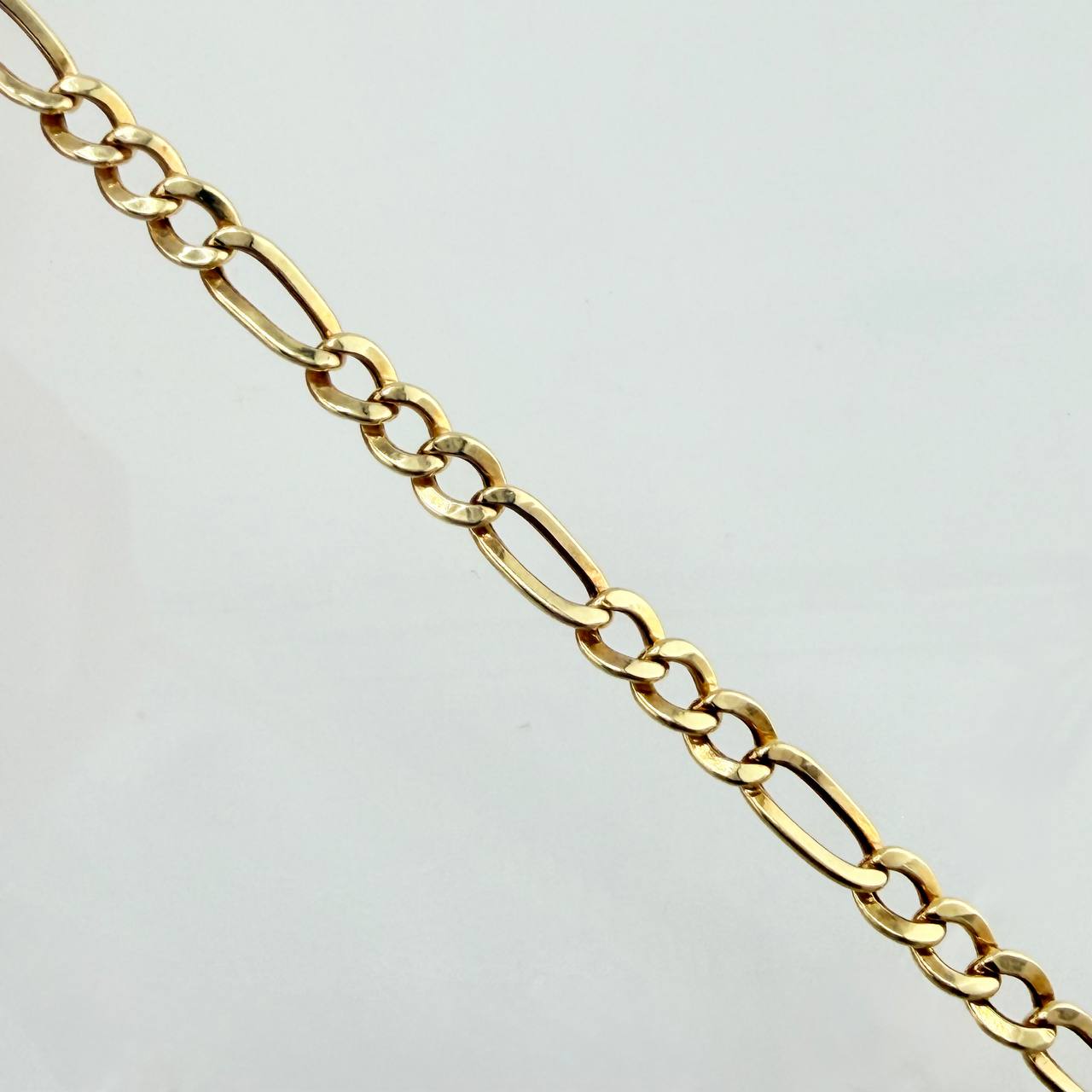 Cadena Figaro 17.45gr / 65cm / 5.6mm Oro Amarillo +1 18K ©