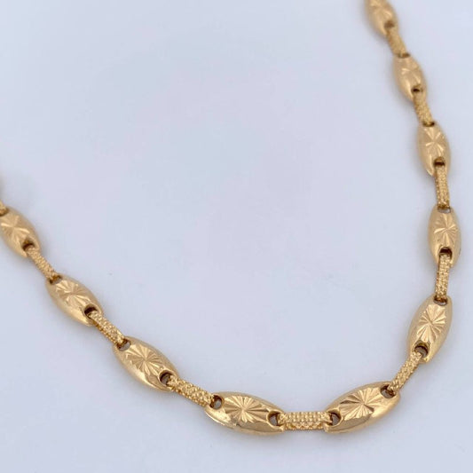 Cadena Eslabon 11.05gr / 51cm / Oro Amarillo 18K &