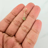 Piercing Ombligo Circulo 0.6 g / 1.9 cm Oro Amarillo 18K