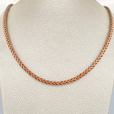 Cadena Franco 17.25gr / 60cm / Dos Oros Blanco Rosa +3 18K %