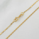 Cadena Escalera Plana 1.15 g / 50.2 cm / 1 mm Oro Amarillo 18K