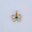 Dije Silueta Mariposa 0.5gr / 1cm / Oro Amarillo 18K &