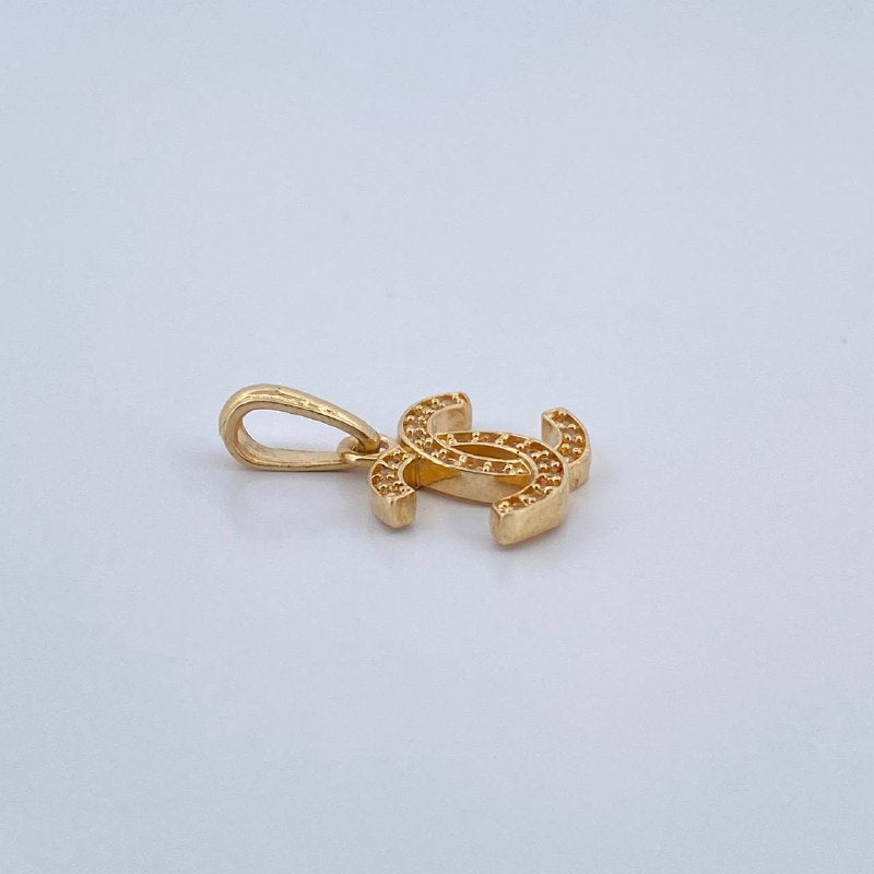 Dije Ola Cruzada 1.3gr / 2cm / Oro 18K &