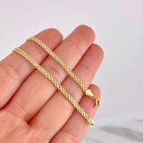Pulso Chino 1.45g / 19.1cm / 2.45mm Oro Amarillo 18K