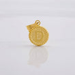 Dije Circulo Letra D 0.55g / 1.8cm Oro Amarillo 18K