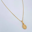 Set Cadena y Dije Veneciana + Virgen Milagrosa 1.6gr / Oro Amarillo 18K (Oferta) $