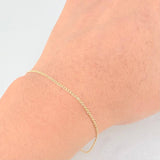 Pulso Franco 0.7g / 19.5cm / 1.13mm Oro Amarillo 18K